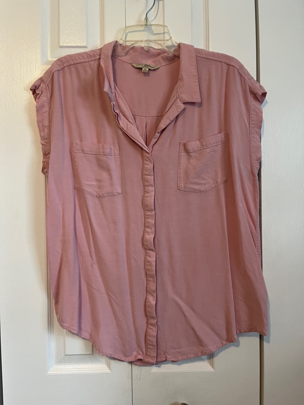Jachs Dusty Pink Short-Sleeve Button Down Shirt